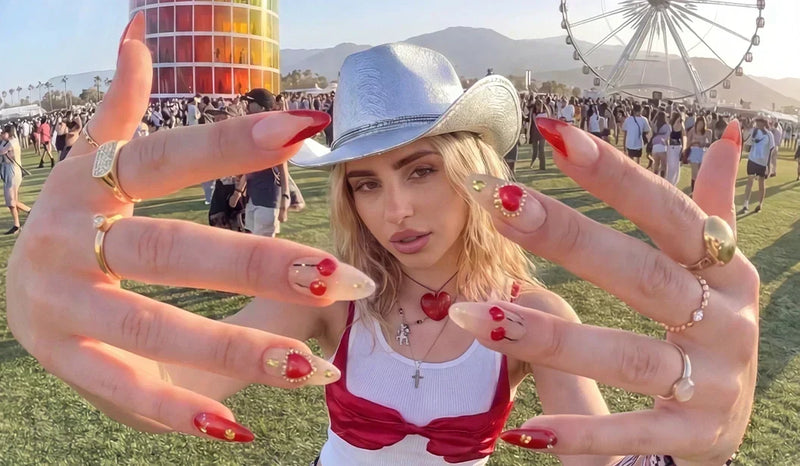 Coachella Nails: One Festival, Four Bold Press-On Looks – GlossyMuse press-on nails