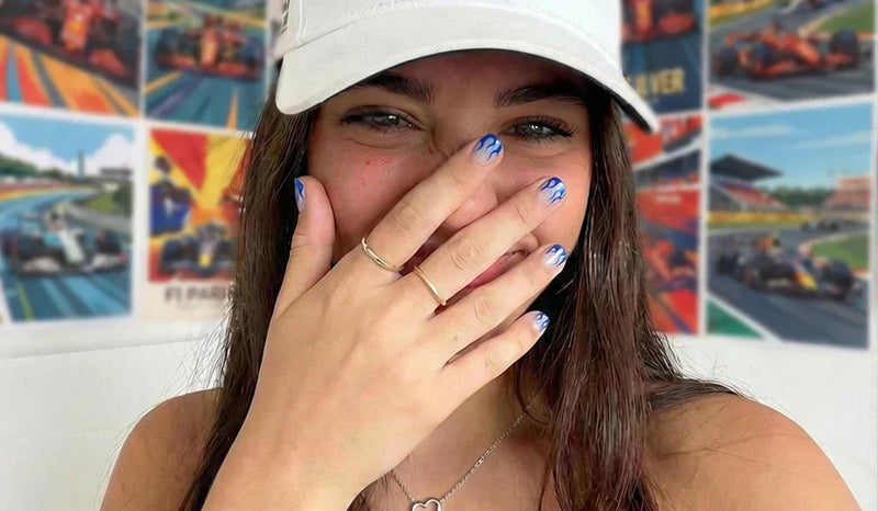 Rev Up Your Style with F1-Inspired Press-On Nails