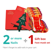 Gift Box: Foot Mask Set (Must add 2 Nails to your cart)
