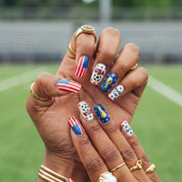 World Cup | American Victory Square Short Press on nail