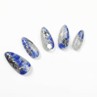 Futuristic Blue Silver