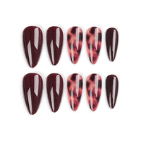 Tortoise Theory | Glossy Tortoise Shell Almond Press On Nails
