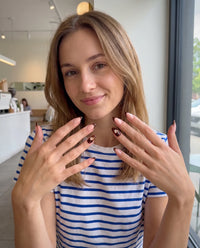 Everyday Crush | Pink Tortoise Heart Almond Press On Nails