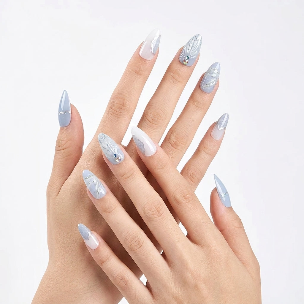 Seashell Blush Press On Nails - View 6