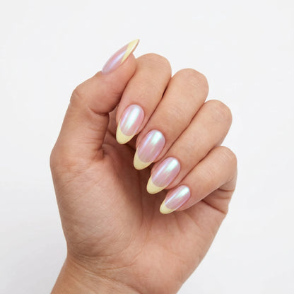 Minimalist Muse | Pastel Shine Almond Medium Press on nail