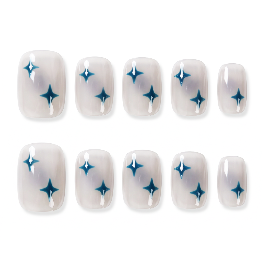 Effortless Everyday | Soft Orbit Round Short Press on nail