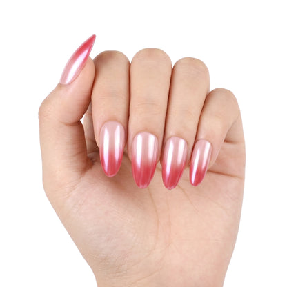 Everyday Chic | Velvet Shine Almond Medium Press on nail