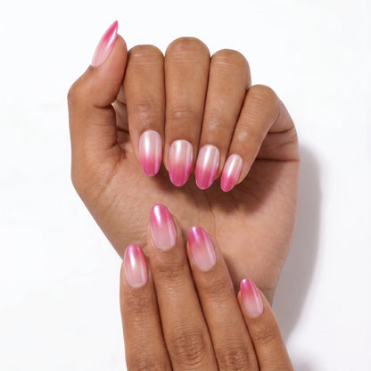 Everyday Chic | Velvet Shine Almond Medium Press on nail
